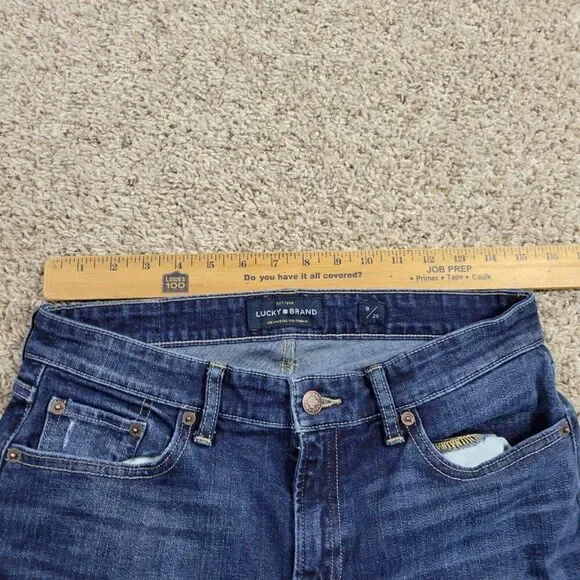 Lucky Brand Jeans Women's  8/29 Sweet Crop Dark Wash Blue Denim Stretch - Picture 2 of 9